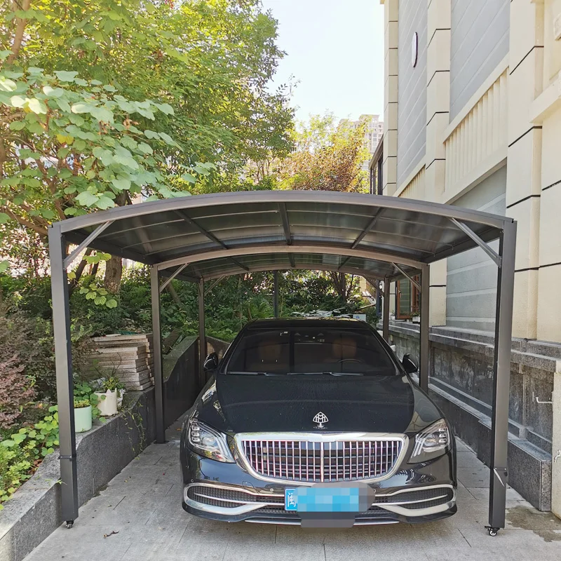 

Outdoor Canopy Tent Pavilion Mobile Car Shed Garage Telescopic Canopy Parking Canopy Sunshade Courtyard Pavilion