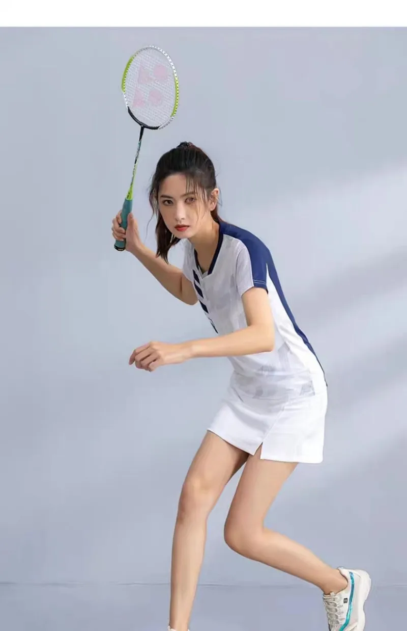 Unisex badminton tennis clothes, men's and women's outdoor sports quick drying breathable light