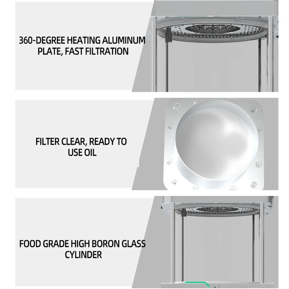 Коммерческий масляный пресс-фильтр сепаратор остатков вакуумный фильтр из