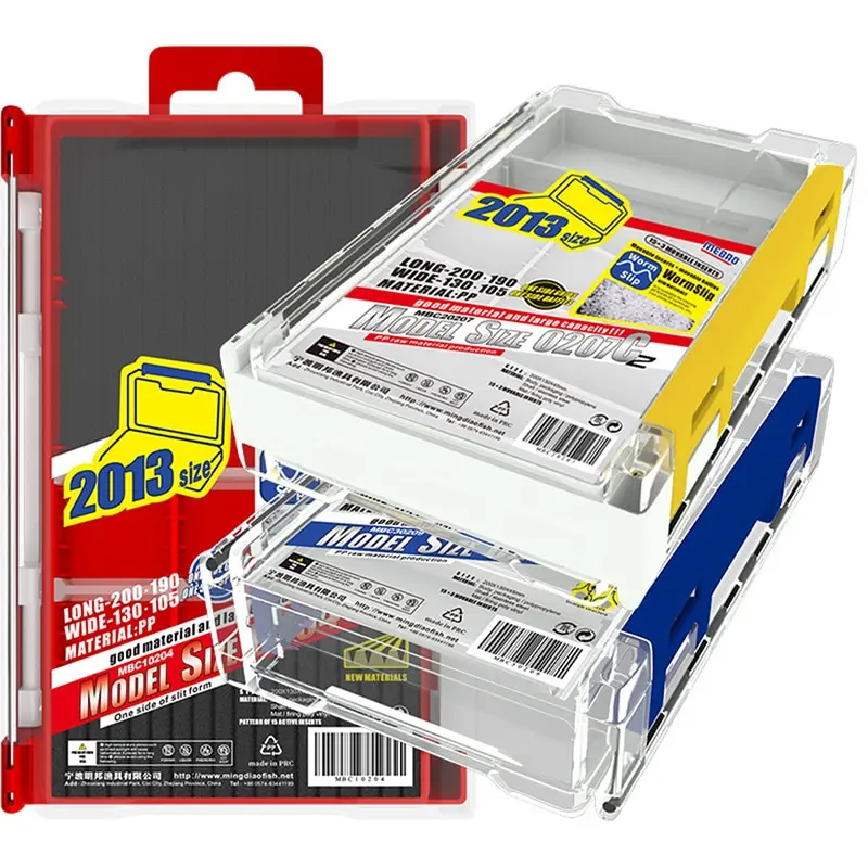 

Новый двухсторонний ящик для приманки, уличный ящик для инструментов, жесткий ящик для приманки, аксессуары для хранения, коробка для рыбы, ...