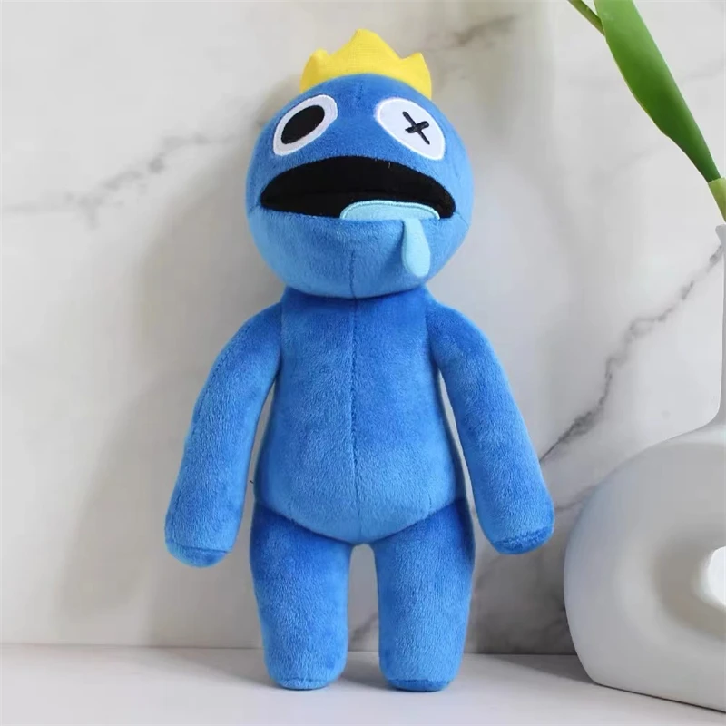 

Kawaii 2022 Ro-Blox Rainbow Friends Blue Monster Plush Toy Game Stuffed Plushie Doll Blue Monster Soft Stuffed Dolls Fans Gift