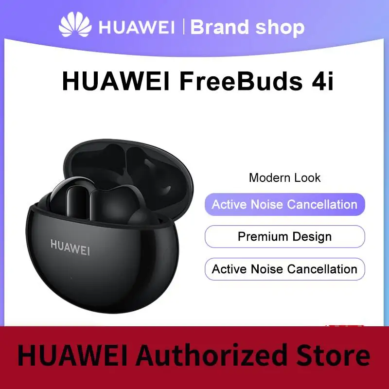 

Оригинальные беспроводные наушники Huawei Freebuds 4i, наушники-вкладыши с динамическим блоком ANC и активным шумоподавлением, беспроводные Bluetooth 5,2, двойной микрофон