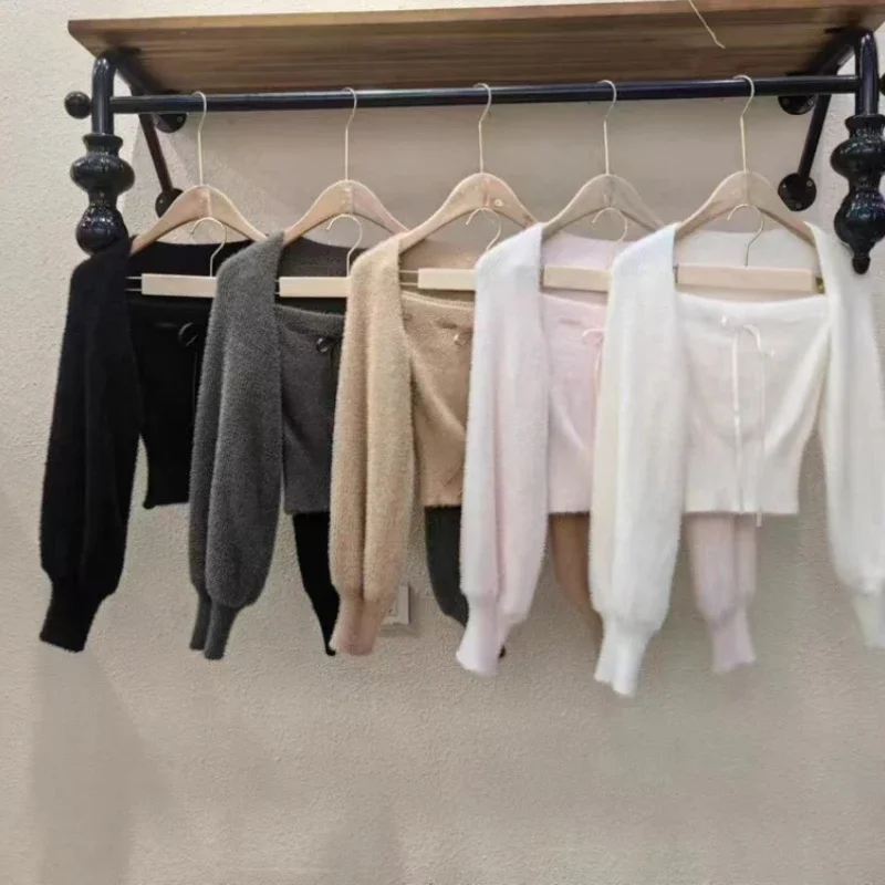 Женский укороченный кардиган Y2K