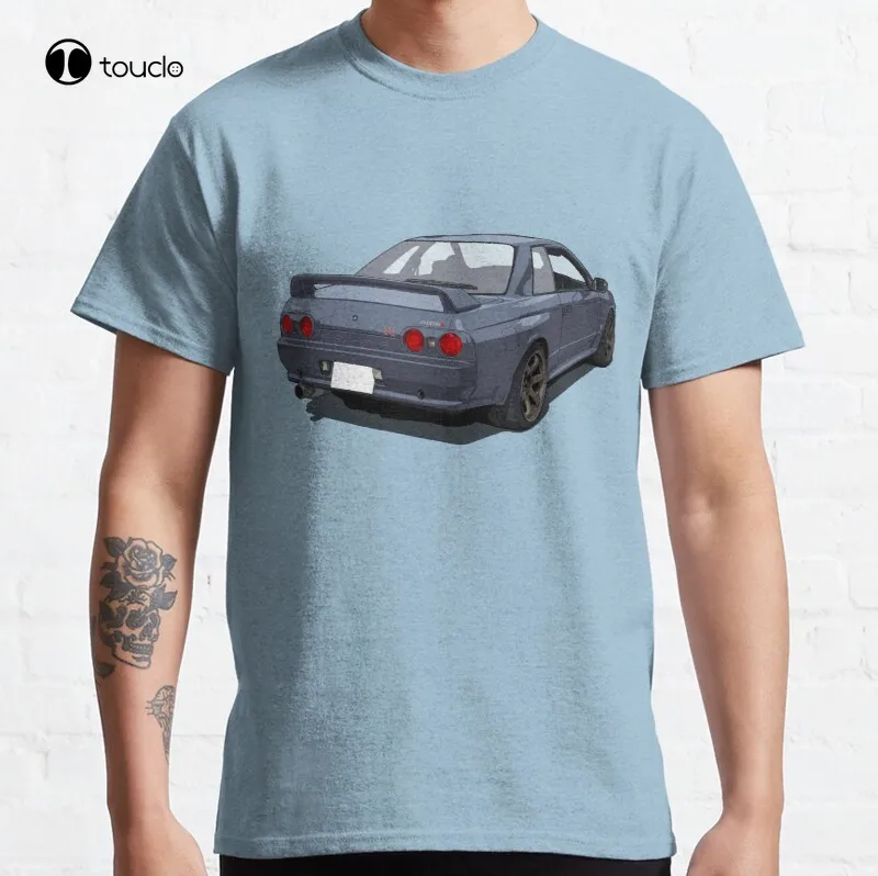 

Классическая футболка Skyline R32 Gtr R32, хлопковая Футболка Skyline Touge Wangan Kanjo Jdm