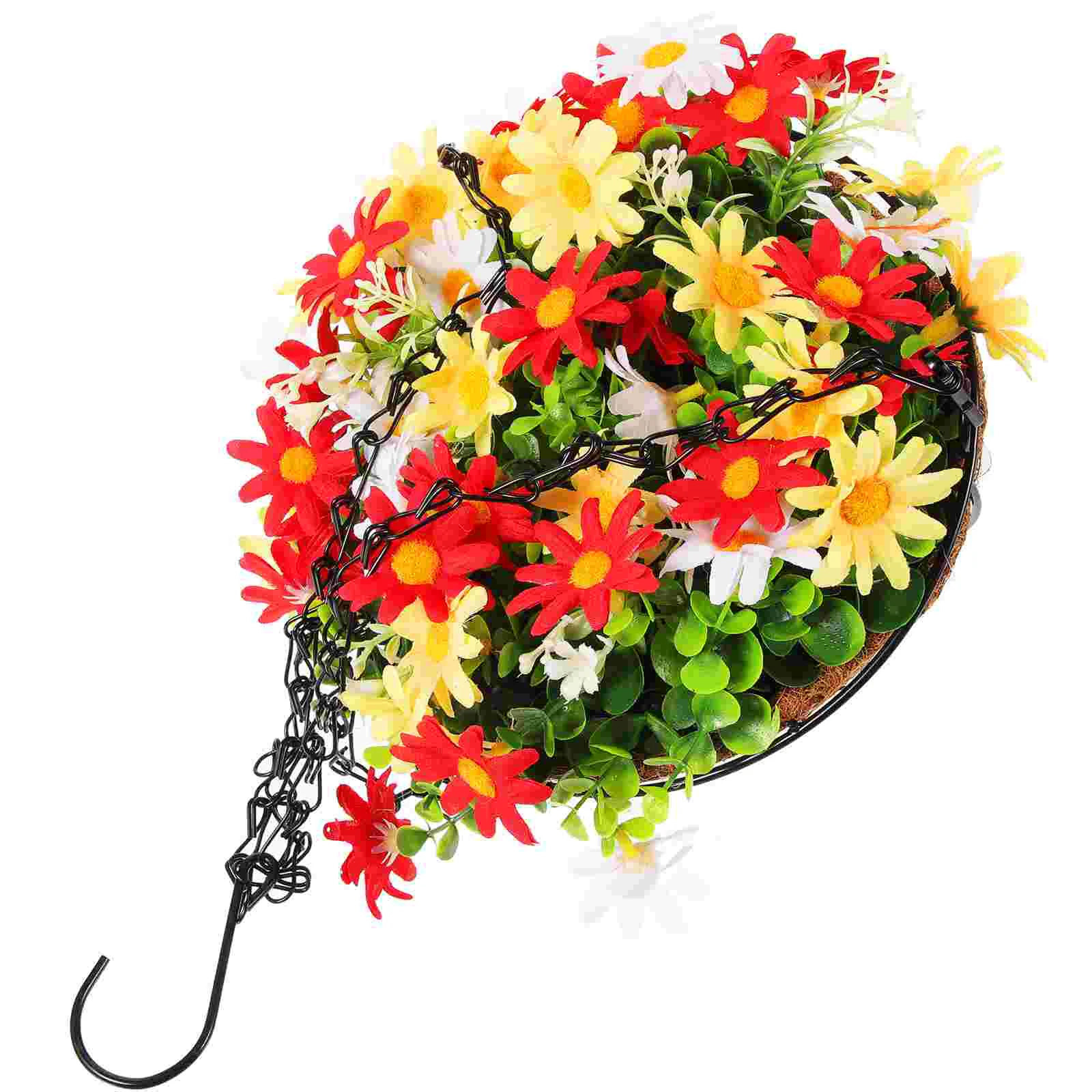 

Planters Indoor Hanging Planter Chain Outdoor Flowerpot Baskets Flowers Garden Fake Decor Winter