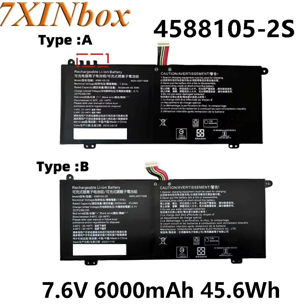 7XINbox 4588105-2S 4007169 7 6 V 6000mAh wh Аккумулятор для ноутбука Dynabook Satellite PRO C50-H-108 series