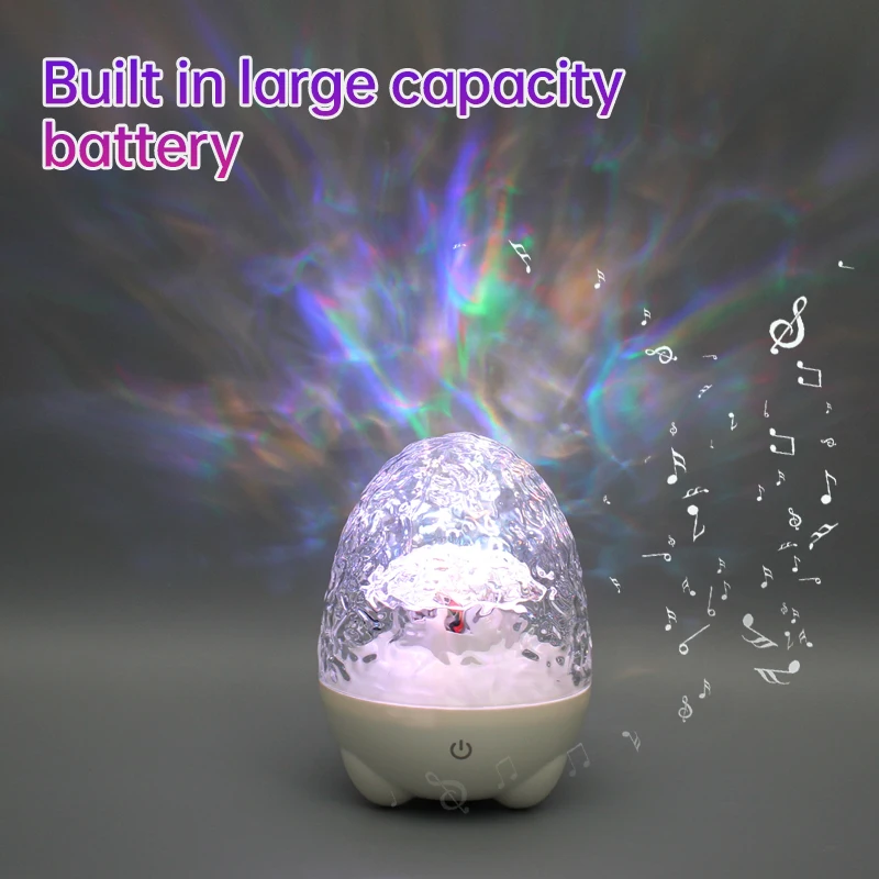 Nachtlampje Ночник в виде яйца динозавра с RGB-проектором Bluetooth-колонкой пультом
