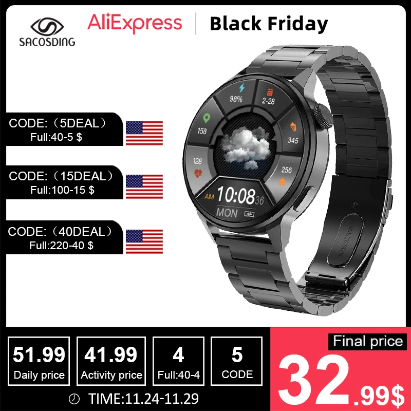 2022 New NFC Smart Watch Men Smart Bluetooth Call Sport GPS Track Smartwatch Women Heart Rate ECG PPG Smartwatch For Android ios