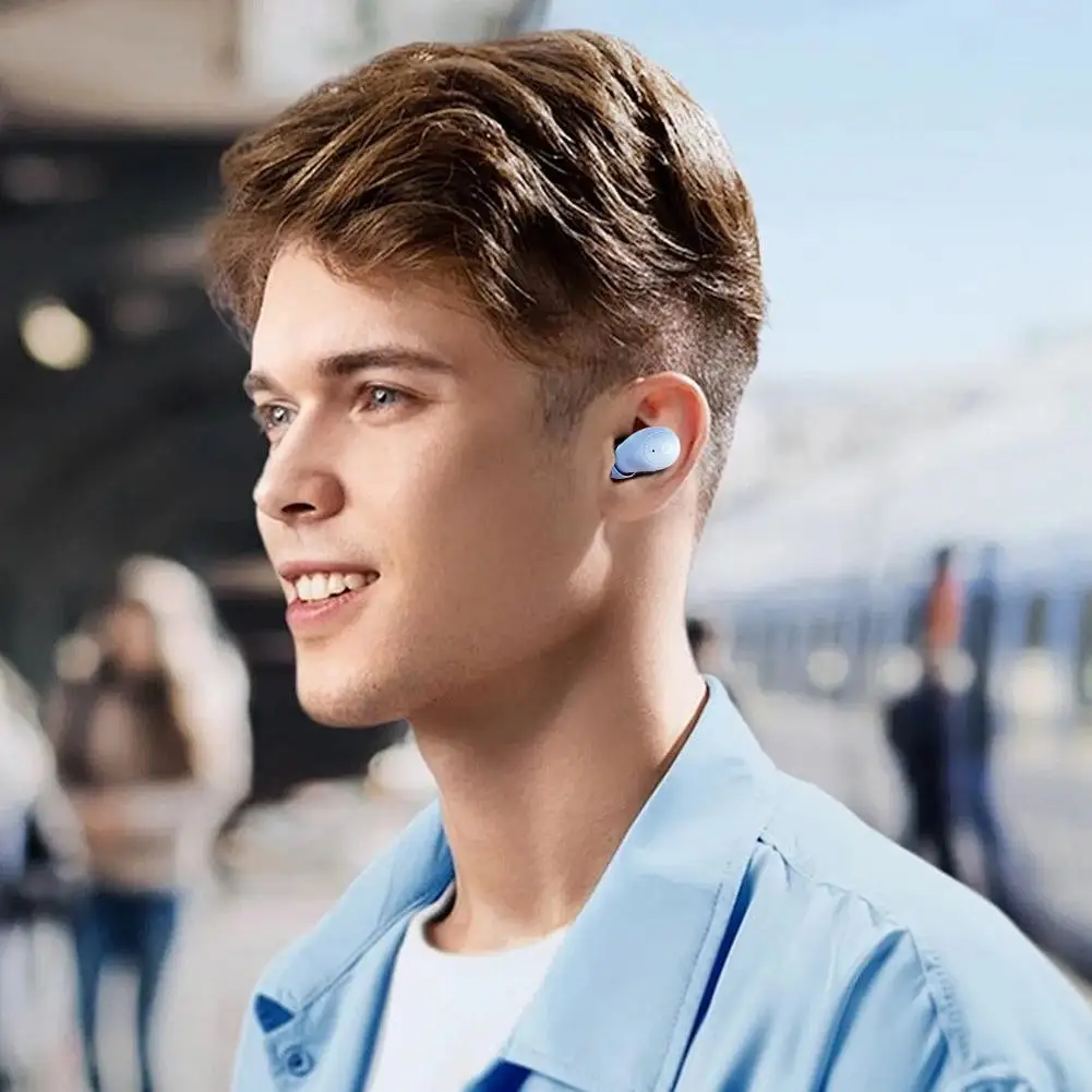 Миниатюрные портативные беспроводные наушники Bluetooth, внутриканальные, с шумоподавлением, невидимые, для сна, с HD-микрофоном (art.: 3920d7cf61573) - 3920d7cf61573