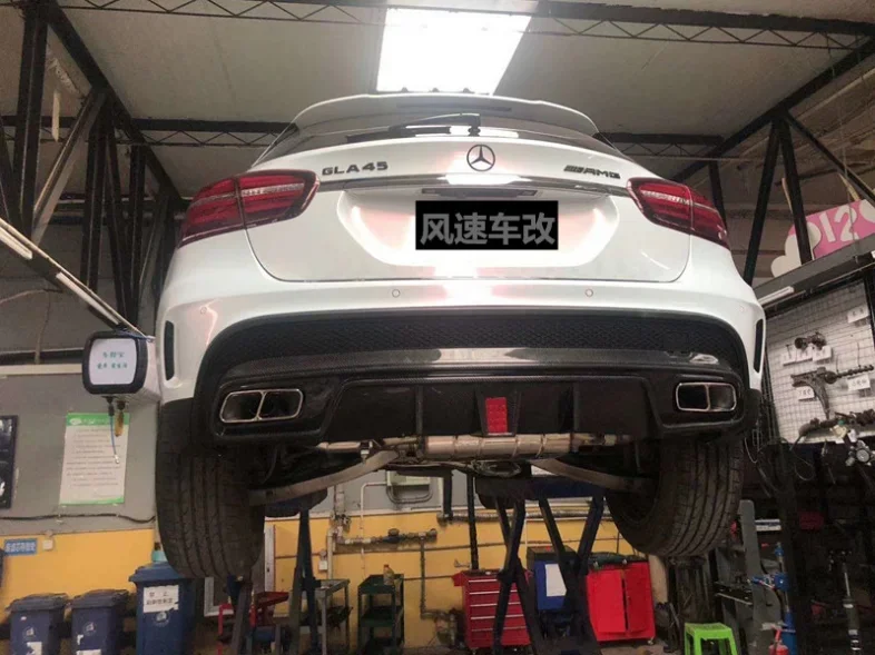 Высококачественный бампер из углеродного волокна для X156 Benz GLA45 GLA20 AMG 2015-2019 задний