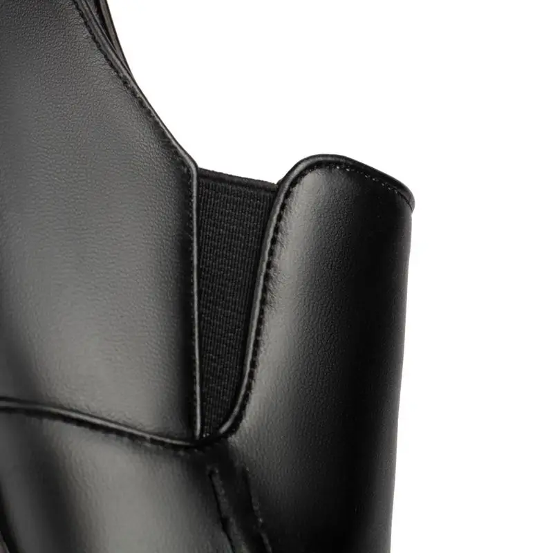 Бренд ASILETO досуг женские туфли-лодочки с круглым носком на массивном каблуке