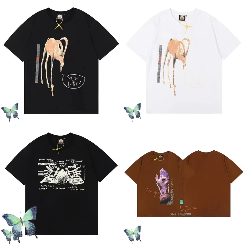 

2022 Cactus Jack Men Women Drop Shipping Travis Scott T-Shirt