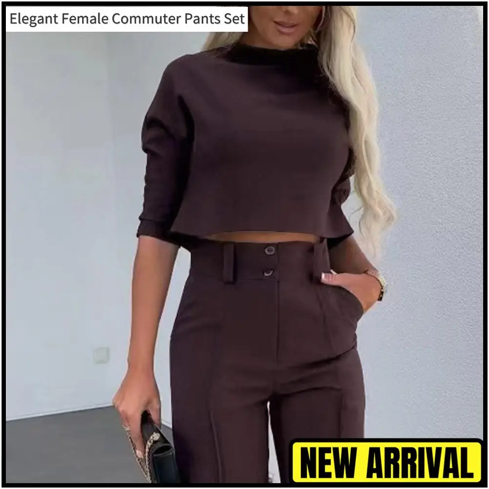 

2023 Summer Lace Up Jumpsuit V-Neck Long Sleeve Wide Leg Pants Elegant Women's Jumpsuits Female Commuter Office S-XXXL