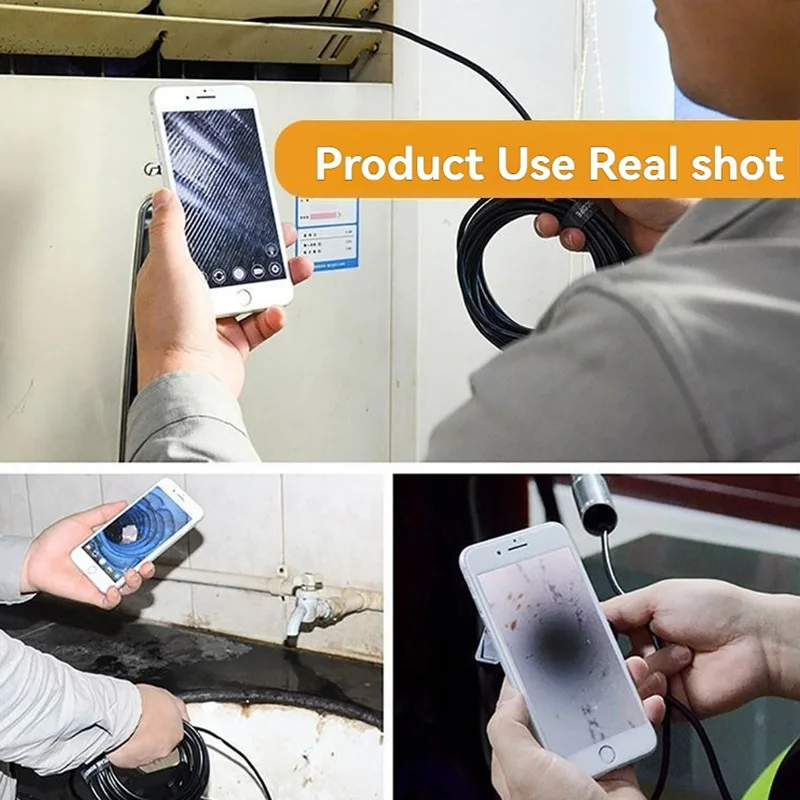 Эндоскопическая камера IP67 5 5/8 мм TYPE-C Android
