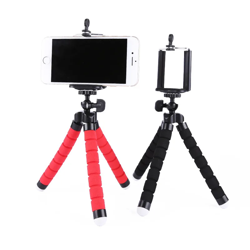 

Mini Flexible Sponge Octopus Tripod Rotate 360 Phone Holder Digital Camera Stand Phone Smartphone Dslr Camera Table Holder Clip