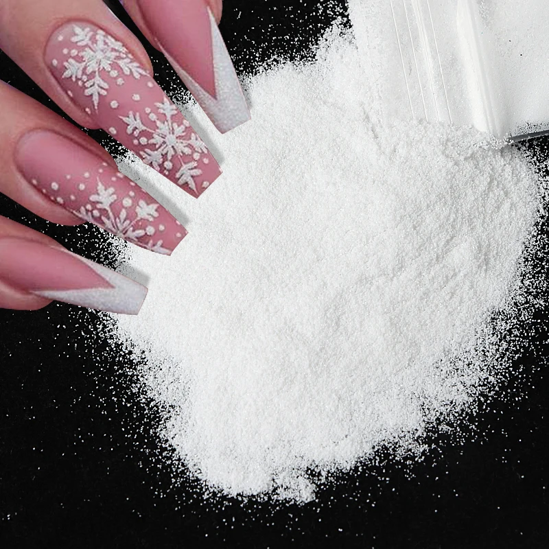 

10G Sugar Glitter For Nails Design Snow Candy Sweater Yarn Powder Nail Pigment Dust Nail Art Decorations Gel Polish Manicure