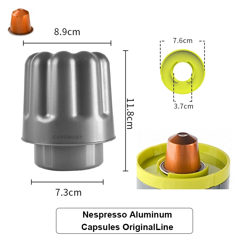 

CAFEMASY Коробки для переработки капсул Nespresso