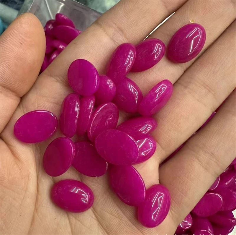 Овальные кабошоны сделай сам с плоской задней частью полудрагоценный аметист