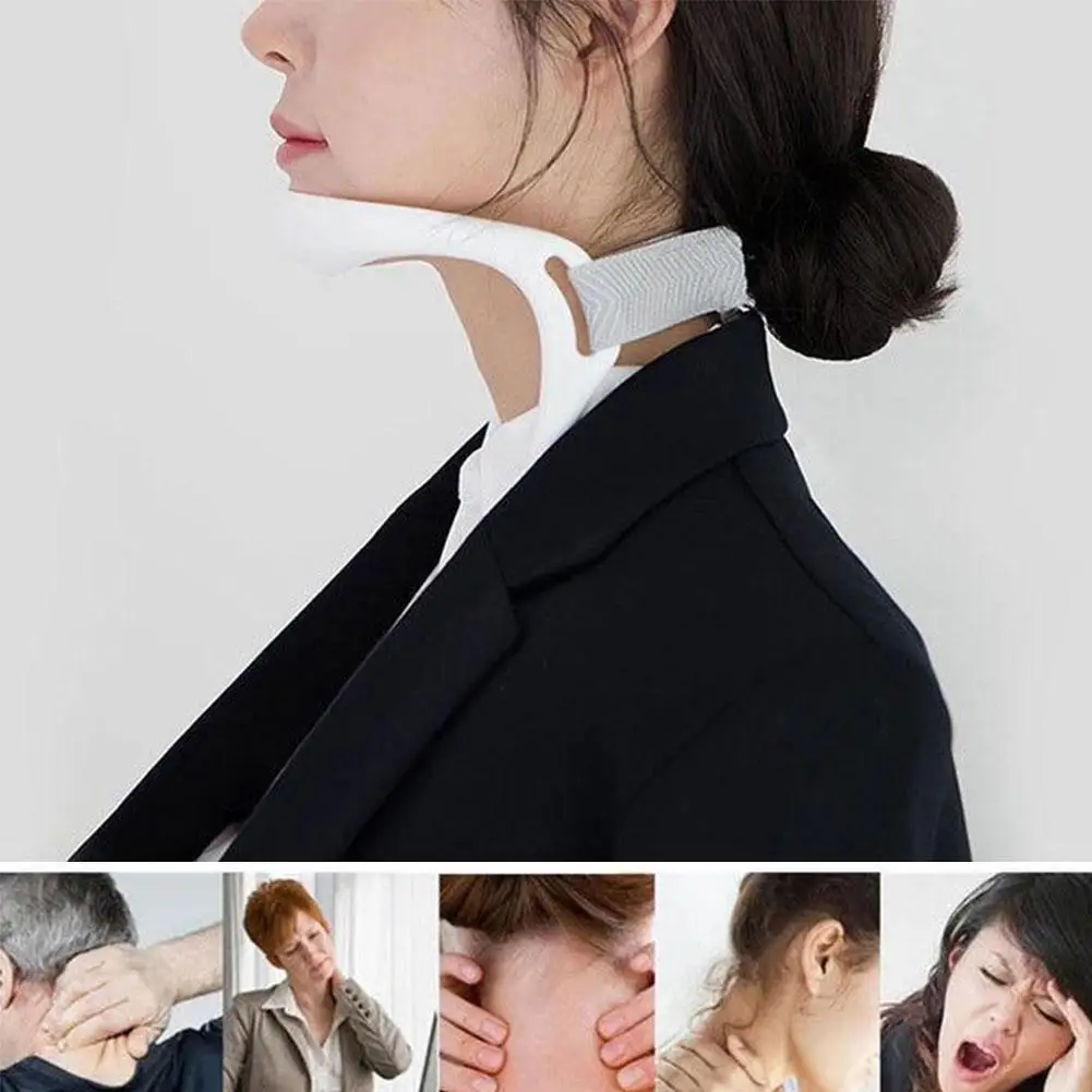 

Cervical Neck Brace Adjustable Support Posture Collar Ergonomic Posture Corrector Neck Support For Pain Relief Spinal Decompres