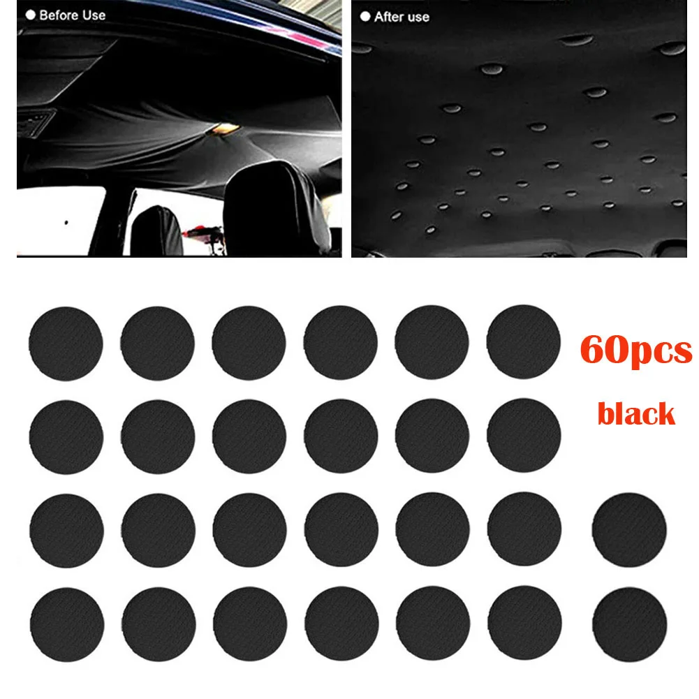 

Brand New Car Roof Buckle Snap Rivets Set With Screws 0.55*0.26 Inch 60Pcs