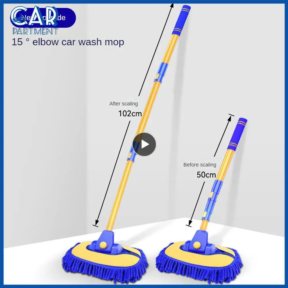 

Durable Car Brush Efficient Cleaning Mop Black Flexible Long Handle Brush Car Care Multi-functional Cleaning Brush High Quality