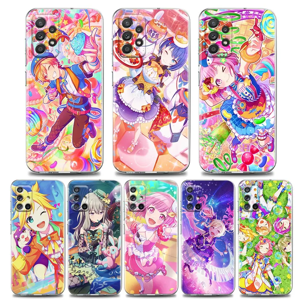 

Magical Anime Project​ Sekai Clear Phone Case For Samsung Galaxy A52 A72 A33 A53 A73 A13 A21s A22 A23 A32 5G Soft Silicone Cover