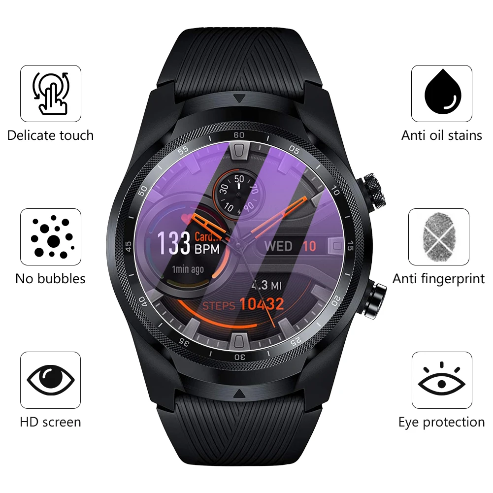 

1/3 шт., защитный чехол для TicWatch S E S2 E2 C2 34,5 мм 35 мм 35,5 мм