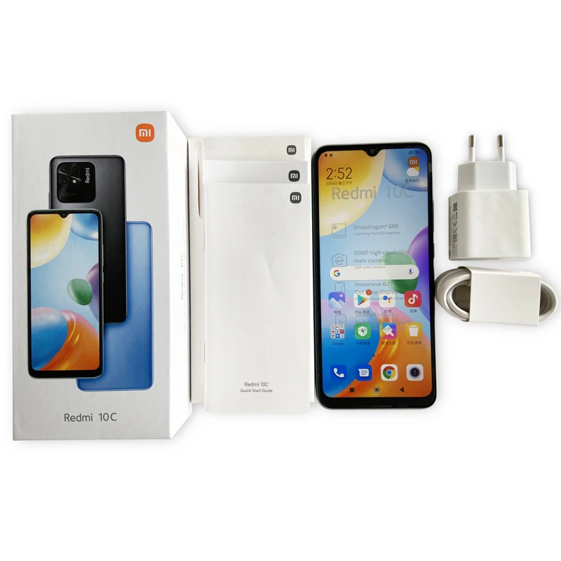 Xiaomi Redmi 10C 3 ГБ + 64 ГБ/4 Гб 128 5000 мАч Восьмиядерный процессор Snapdragon 680 дисплей 6 71 дюйма