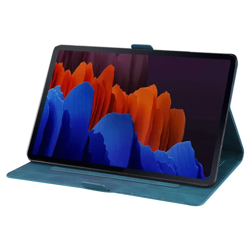 Чехол для Samsung Galaxy Tab S 7 S7 Plus FE 2021 чехол-книжка из ТПУ с милым тиснением бабочки 12 4
