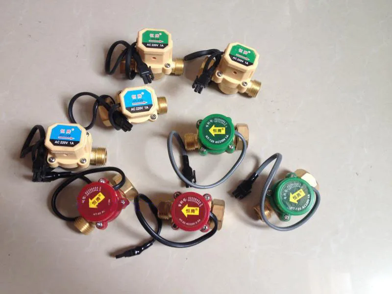 Реле потока для холодной и горячей воды 2 А 120 Вт 3/4 дюйма-G3/4 дюйма 25-25 мм 220 В