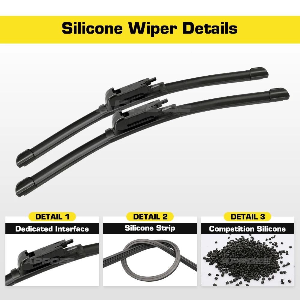 

Комплект силиконовых и резиновых передних щеток стеклоочистителя для BMW 3 серии E90 E91 F30 F31 F34 F35 F80, щетка для лобового стекла 24 "+ 19"