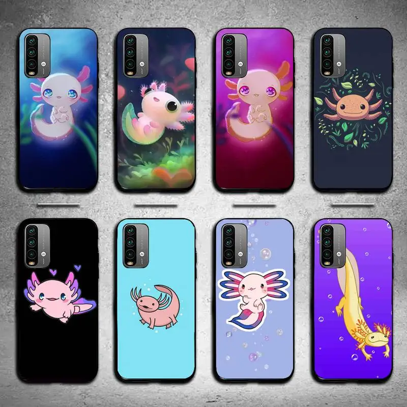 

Axolotl cartoon cute Phone Case For Samsung Galaxy A02 A12 A13 A22 A32 A41 A51 A53 A71 A73 Shell