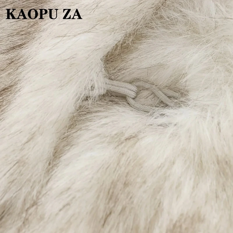 KAOPU ZA женская осенне-зимняя модная однотонная куртка на пуговицах с длинными