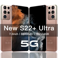 NEW S22 Ultra 7 3 Zoll Smartphone GlobaleVersion 16 512GB Mobile phones 6800mAh Netzwerk Entsperren handys Celular Telefone