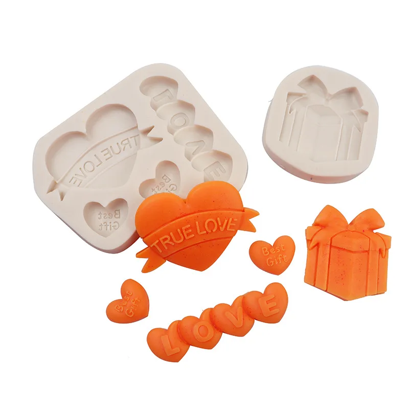 

Silicone Sugarcraft Mold Bear, Love Heart Resin Tools, Cupcake Fondant Cake Decorating Tools