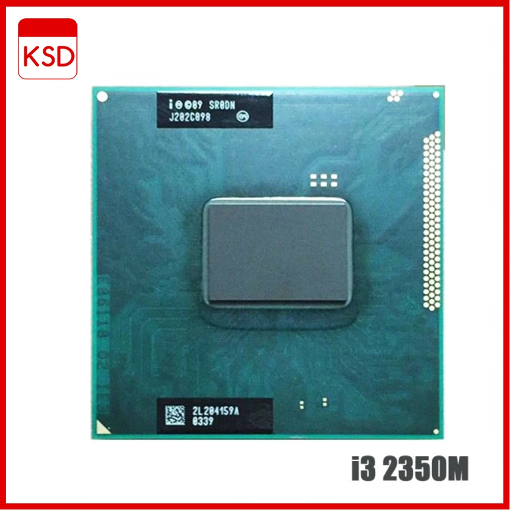 

Intel Core i3-2350M i3 2350M SR0DN 2.3 GHz Dual-Core Quad-Thread CPU Porcessor L2=512M L3=3M 35W rPGA988B