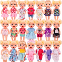 doll clothes for 12inch alive baby doll print cute suspenders dresssiamese suit various styles clothes accessoriesonly clothes