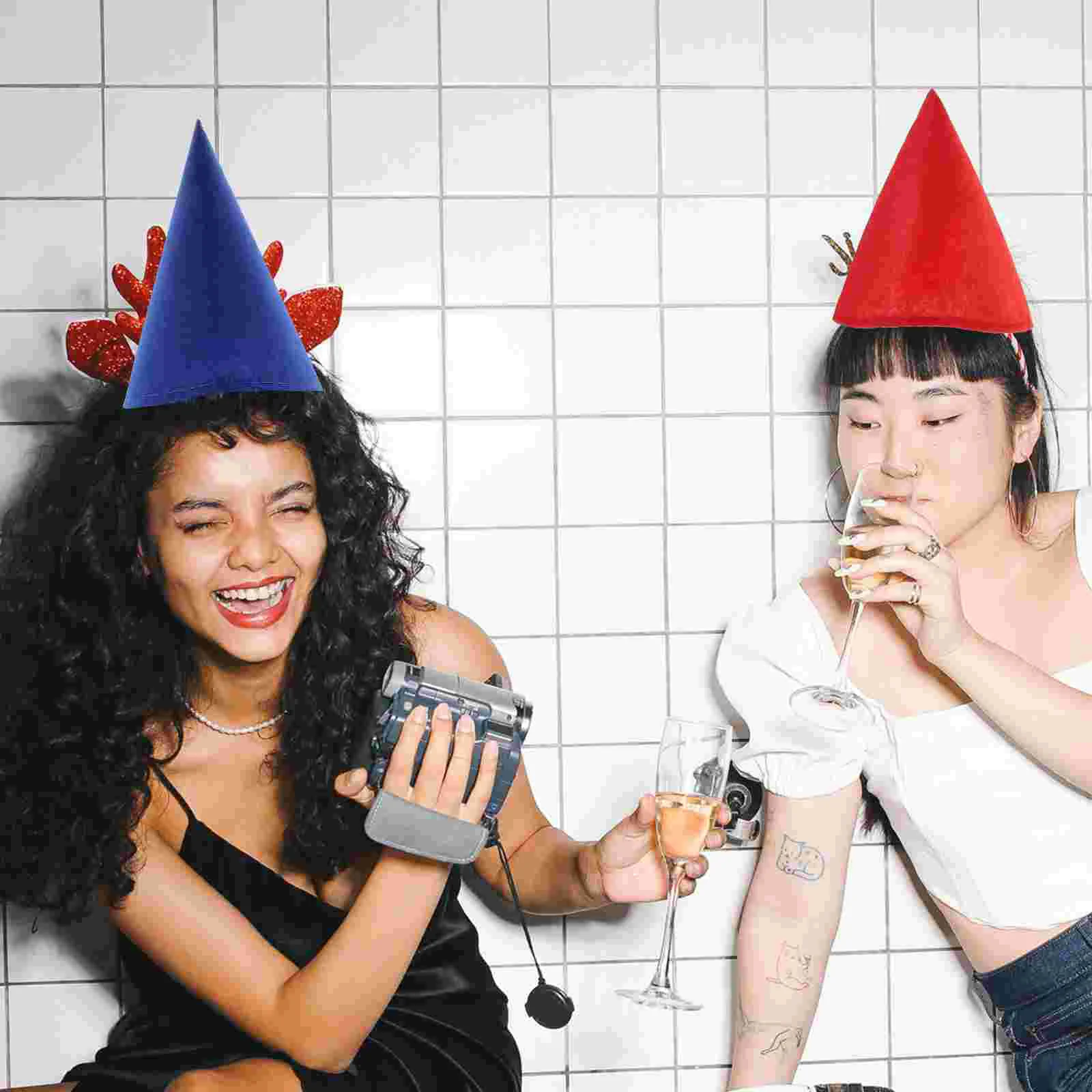 

Christmas Gnome Hats Funny Party Cosplay Hat Dwarf Hats Halloween Costume Prop