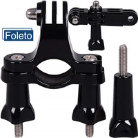 handlebar bike mount for gopro seatpost clamp for bicycles metal screws 3 way adjustable pivot arm for go pro sports camera