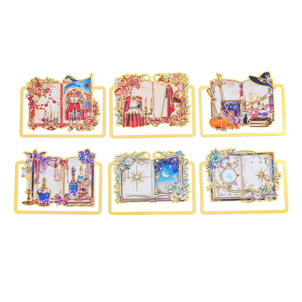 

Металлическая закладка MINISO в готическом стиле