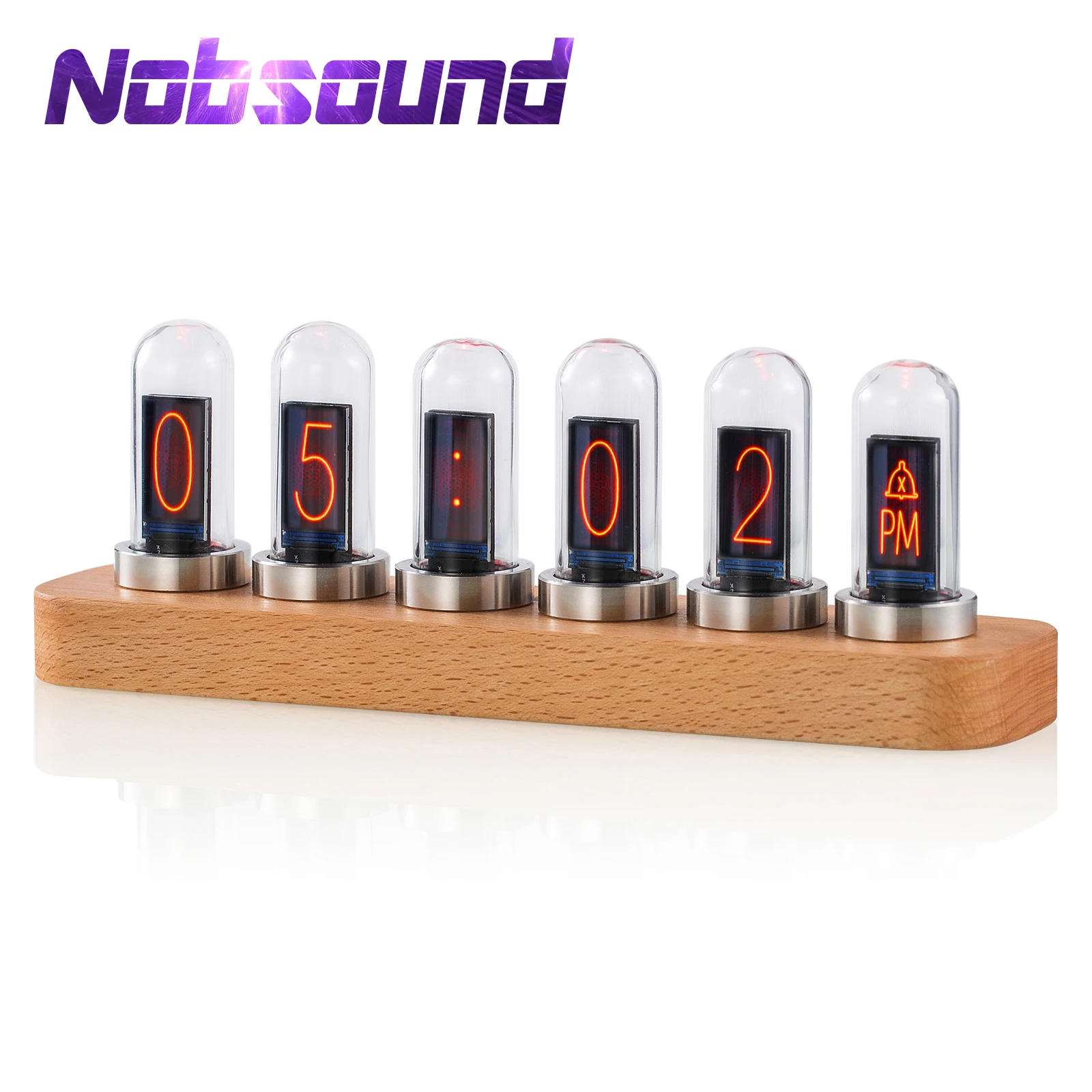 

Nobsound Современные часы IPS Nixie, звуковой уровень, измеритель, домашний декор, цифровые часы, Дисплей аудио спектра, изображение «сделай сам», удивительные подарки