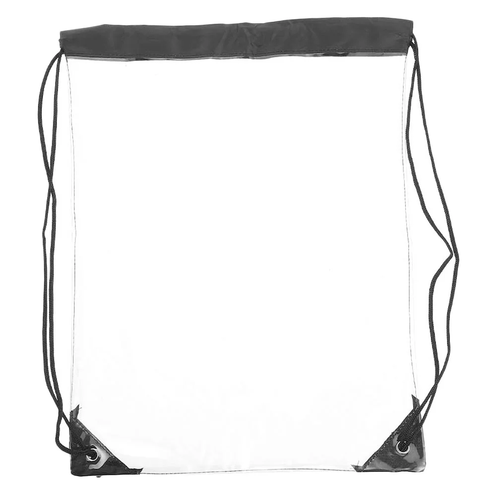 

Bag Clear Backpack Makeup Drawstring String Toiletrystadium Transparent Travel Waterproof Organizer Sporting Portable
