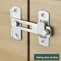 1pc guard latch bolt sliding door lock handle stainless steel door latches home safety buckle door lock accessories