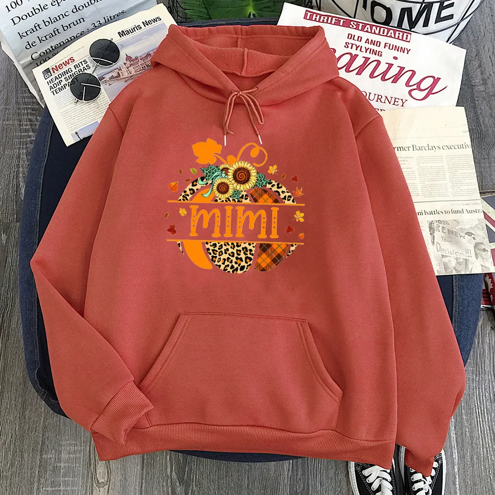 

Pumpkin Hoodies Fall Sweatshirt Women Kawaii Pumpkin Women Clothing Aesthetic Fashion Hoodie Print Tops Harajuku L