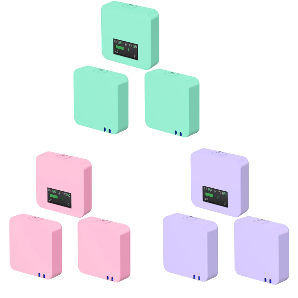 

Silicone Case For RODE Wireless Go II Microphone System Shockproof Protective Cover For Wireless Collar Interviev Small Mics