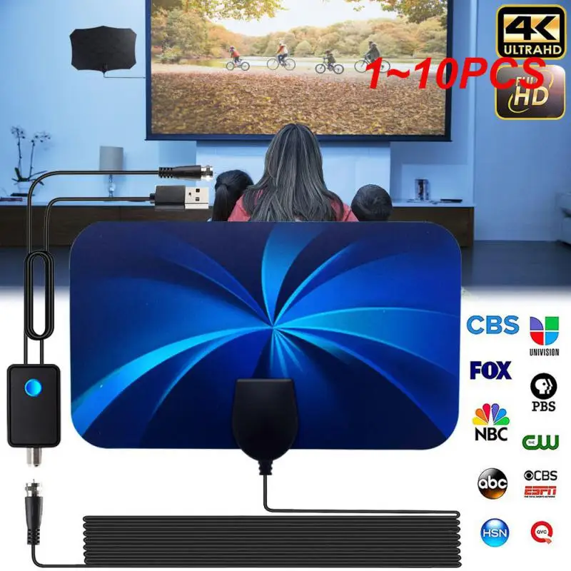

1 ~ 10 шт. hengshanlao 2022 новая комнатная цифровая HDTV-антенна 4K 1080P для фонарей 5000 миль с высоким коэффициентом усиления VHF UHF с усилителем