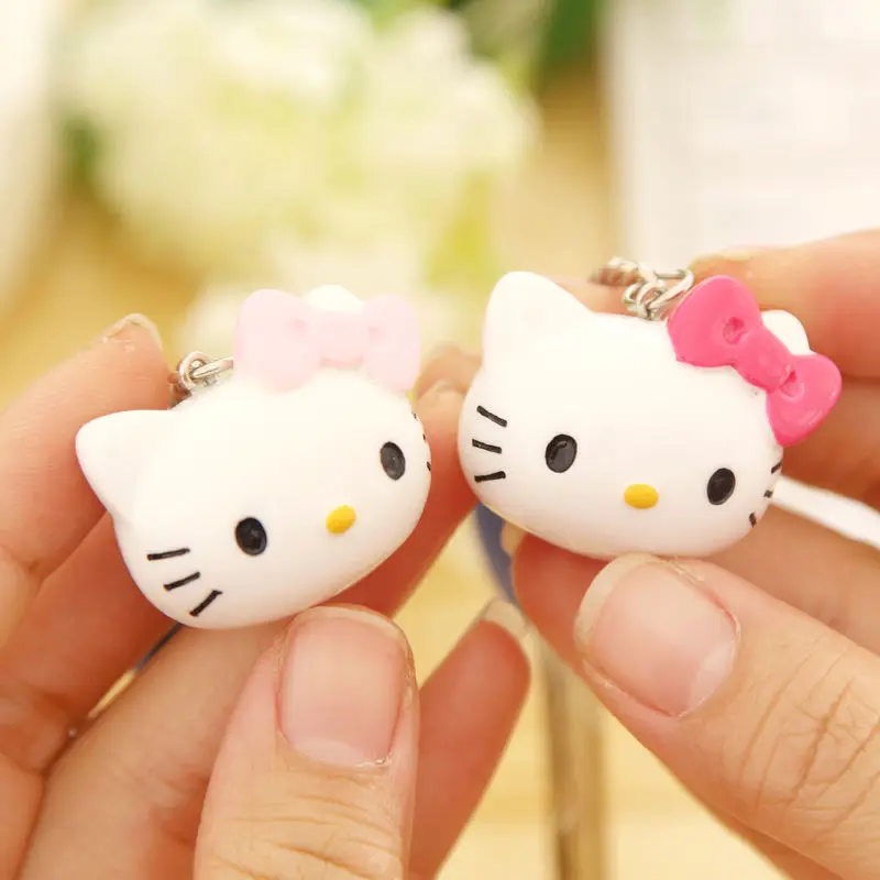 

Hello Kitty, керамический брелок для ключей, брелок для ключей, подвеска, мультяшный милый декоративный подарок