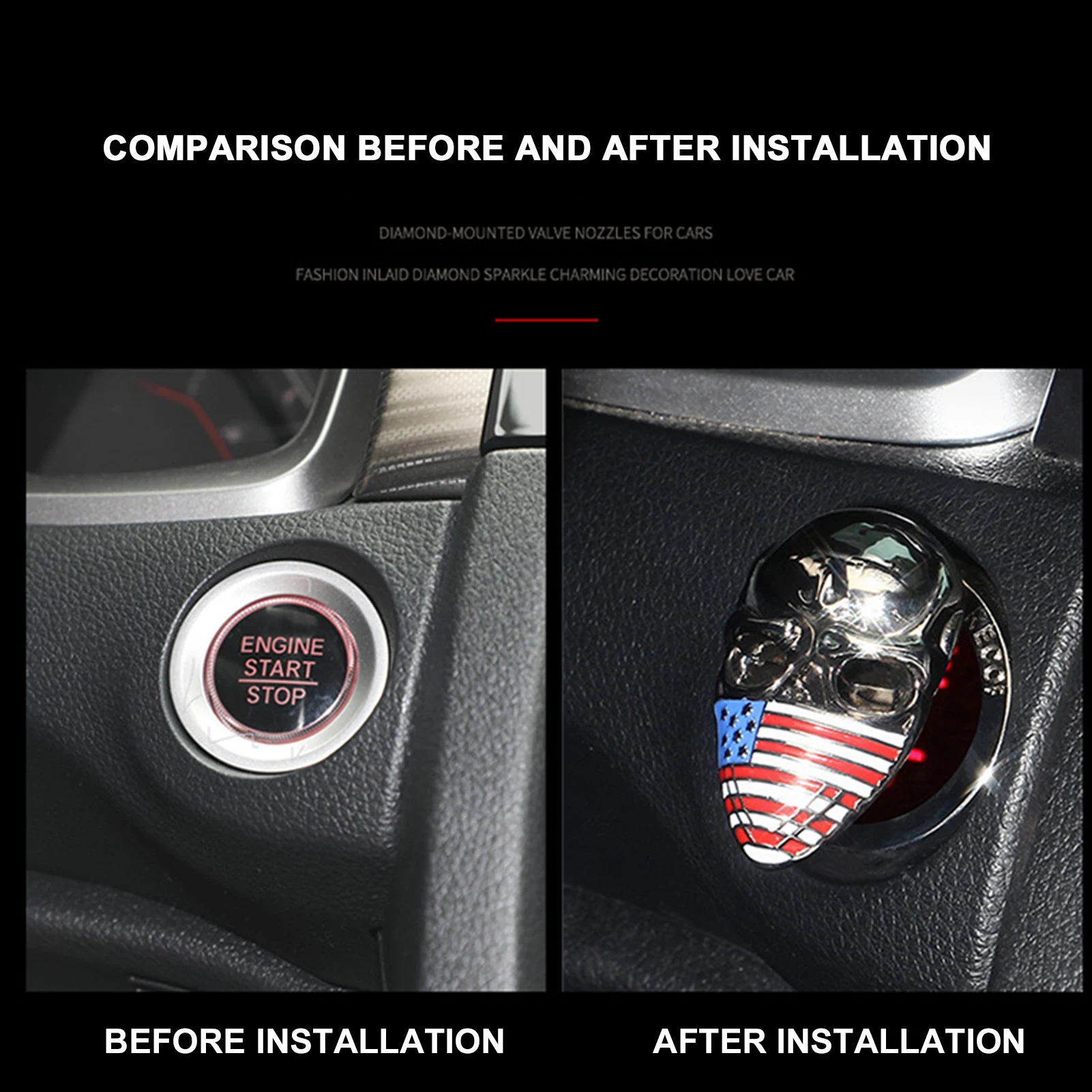 Крышка кнопки запуска автомобиля крышка универсальная пуска американского