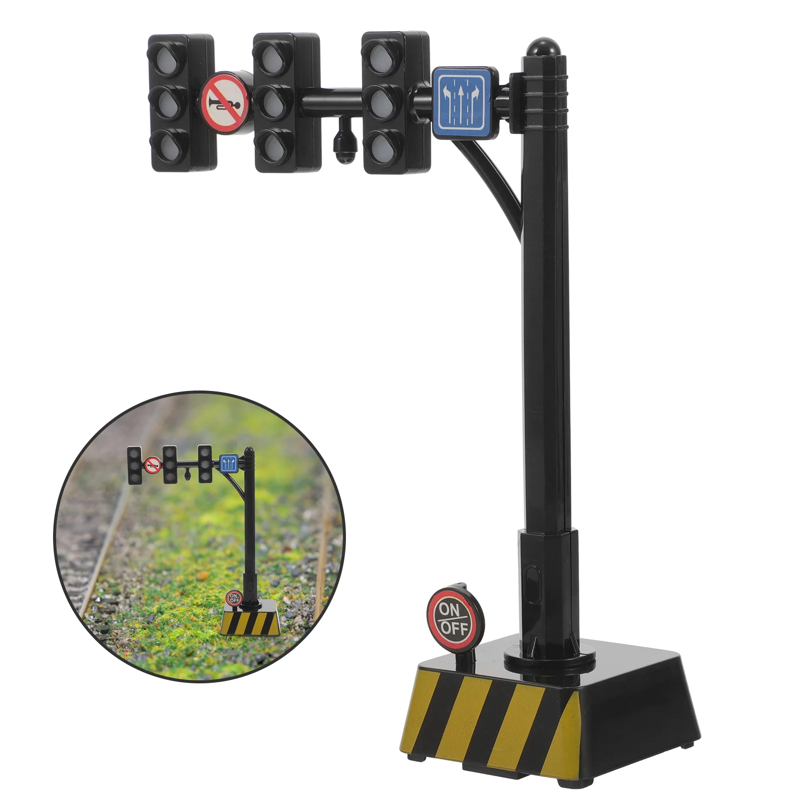 

Traffic Light Toy Kids Traffic Signal Light Model Toys Vehicle Road Sign Toys Stop Light Pretend Play Traffic Lamp Early