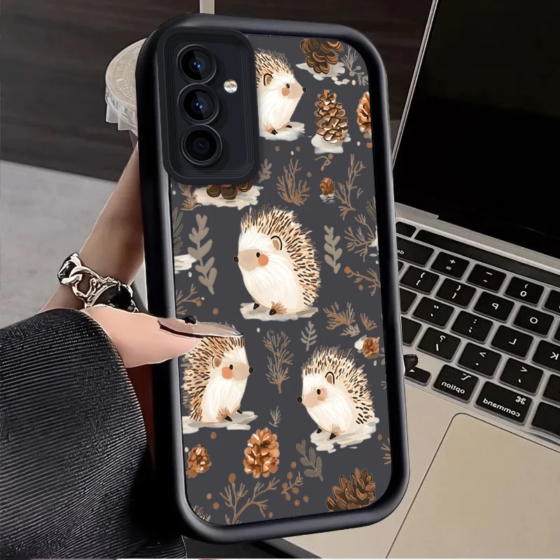 Фото Чехол «Ежик» для Samsung Galaxy A53 A50 A50S A36 5G A35 A34 A33 A32 A30 A26 A24 A23 A22 A20 A16 A15 A14 A13 A12 4G A06 Cover №3